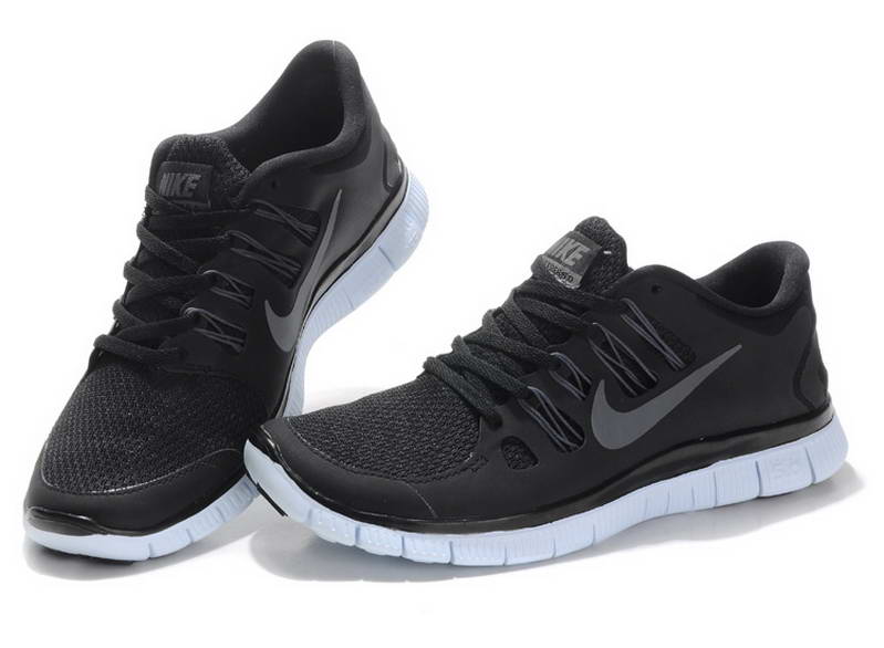 nike Free Run 5.0 V2 Mens and womens Running Shoes New Breathable Black Gray (3)